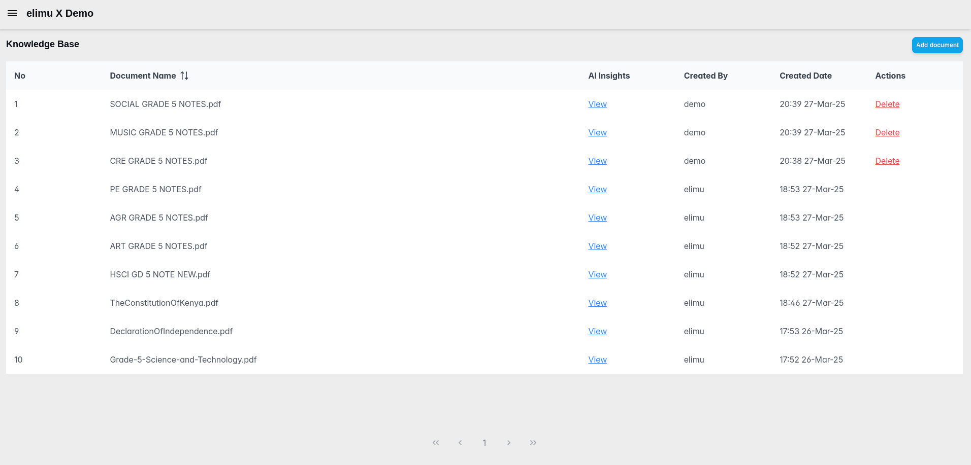 Product screenshot